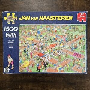 Jan van Haasteren Crazy Golf Comic Puzzle 1500 Pieces Complete